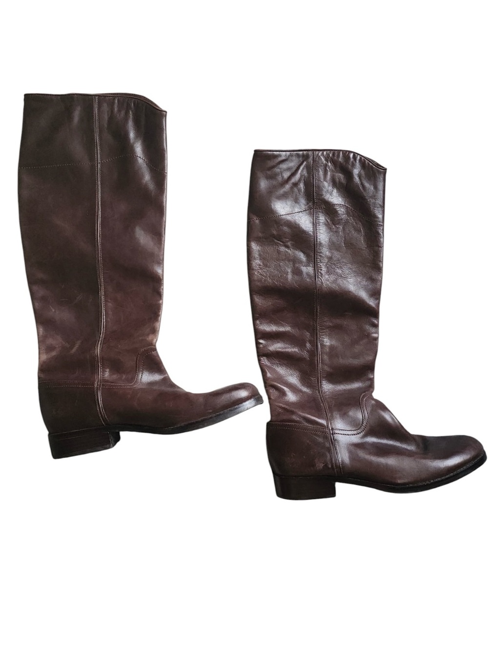 Ivanka Trump Dark Brown Tall Leather Riding Boots